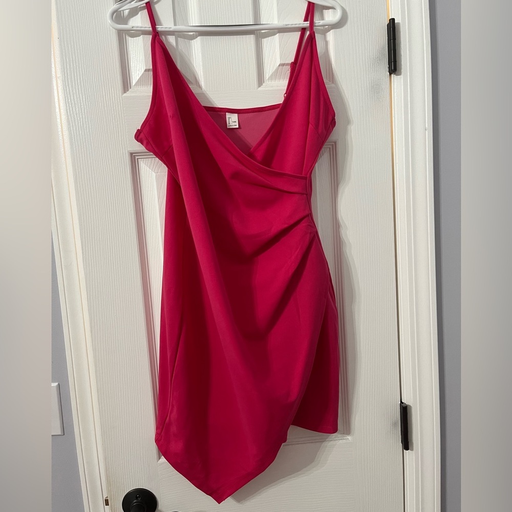 Women's Large Hot Pink Mini Dress